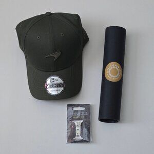 New Era 9FORTY McLaren Cap OSFM Olive, 2025 Constructor's Champion Print & Pin